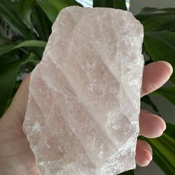New, beautiful Rose Quartz Crystal formation.