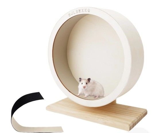 Hamster Rat Rodent Wooden Exercise Wheel