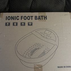Ionic Foot Bath New in box
