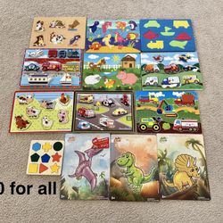 [$10 for All] Kids Toddler puzzles