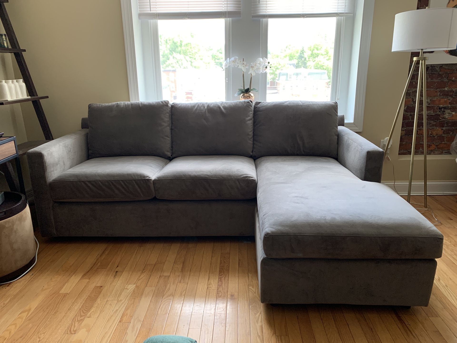 Crate and Barrel reversible sectional(NEW)