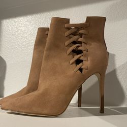 ALDO tan Suede Booties