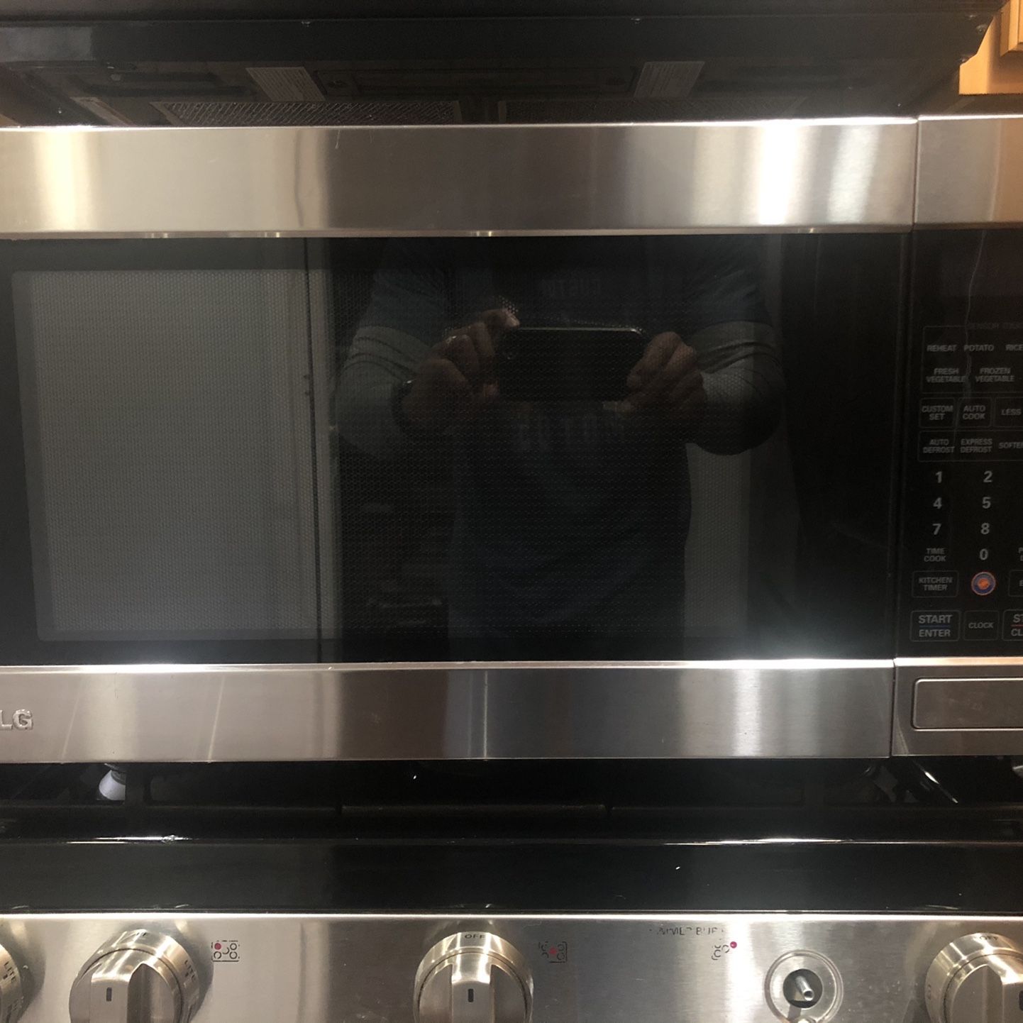 LG Stainless Steel Countertop Microwave