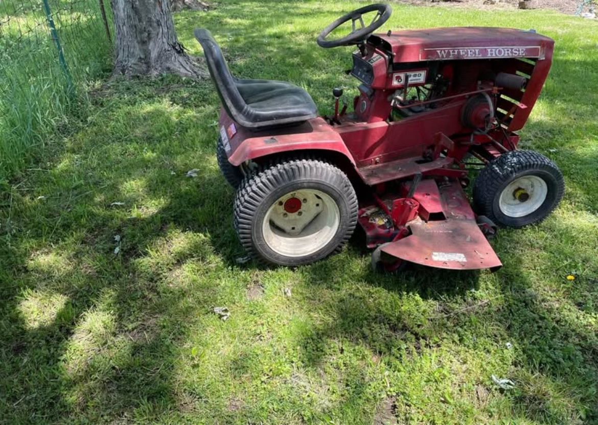 Vintage Lawn Tractor Mower Wheelhorse Kohler engine