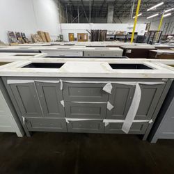 60 Inch Vanity, Drawer Tocador, Vanidad Double Sink