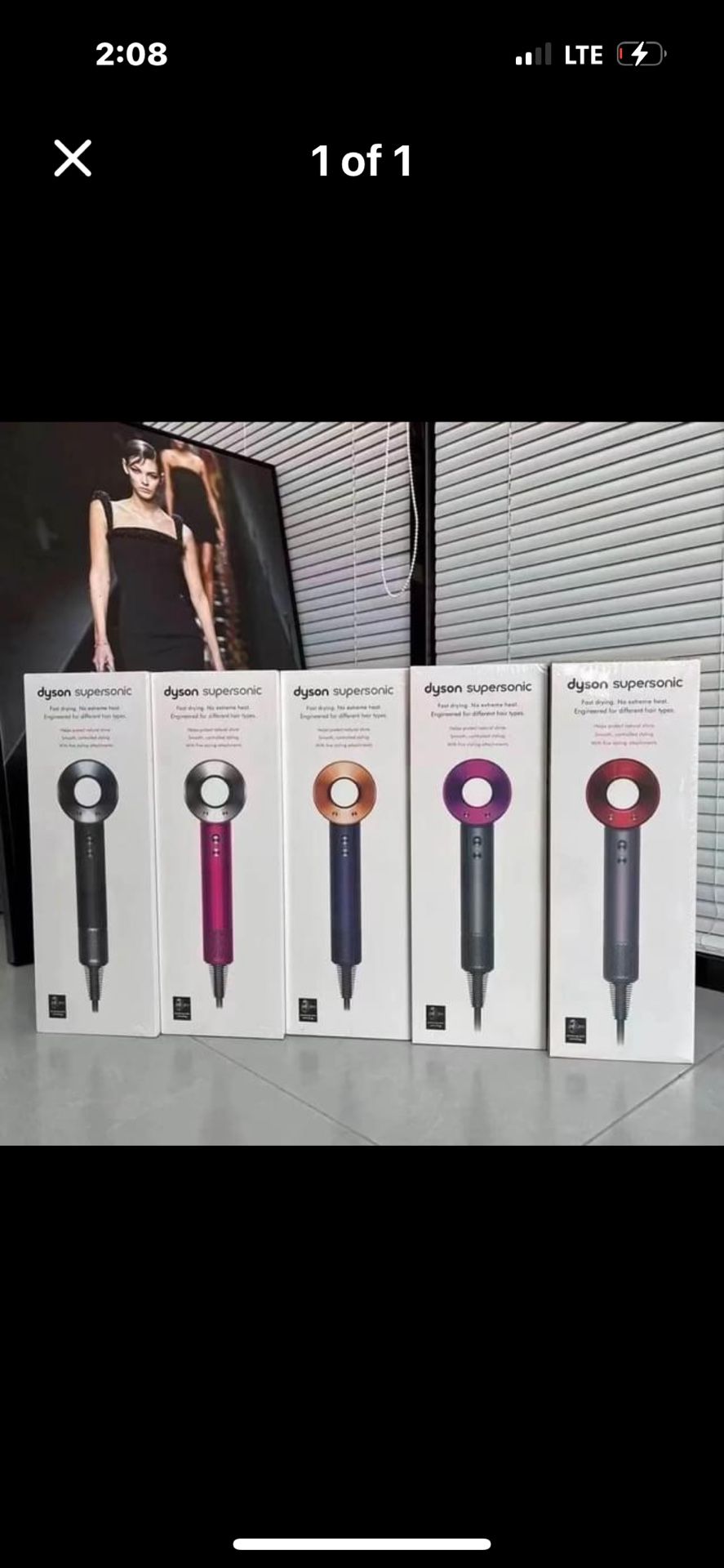 Dyson super sonic hairdryer
