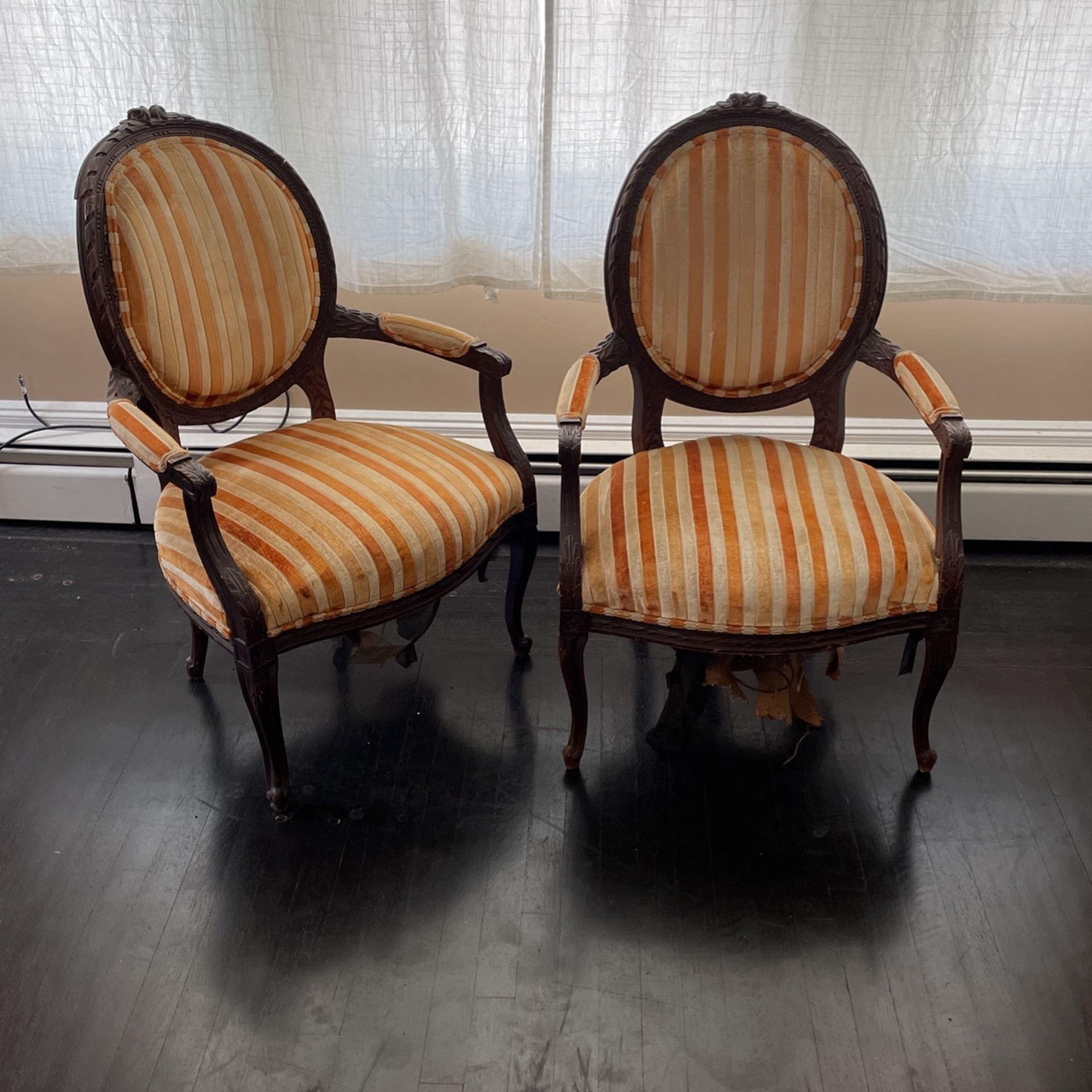 Vintage Set Of Two Antique Chairs
