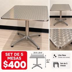 LIKE NEW - 5 sets of tables $400.00