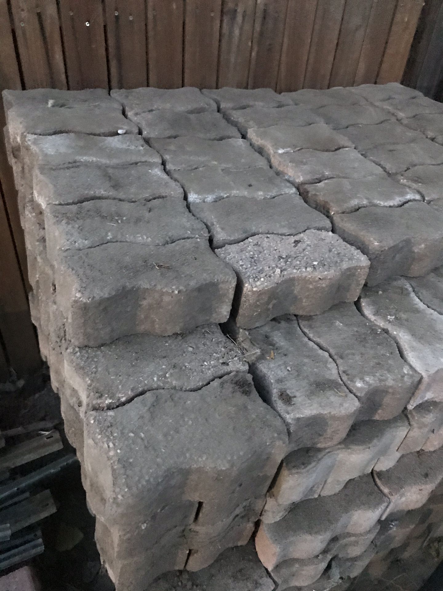 Concrete paver bricks