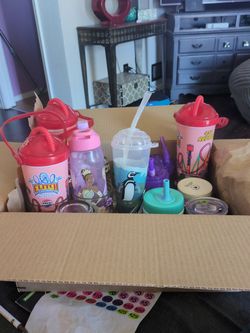 Assorted cups