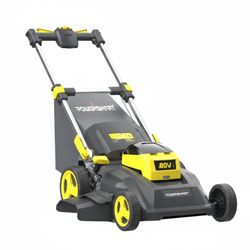 Like New Powersmart USA 80V Lawn Mover 26” Dual Blade with 2 Batteries