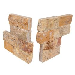 Picasso Ledger Corner Travertine Wall Tile