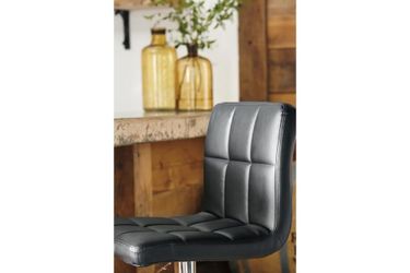 TALL UPHOLSTERED SWIVEL BAR STOOL D120-230