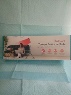 Red light therapy lamp w/stand