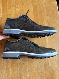 New Nike air Jordan ADG 5 black laser golf shoes cleats Men’s 8.5