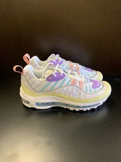 Nike Womens Air Max 98 Easter Pastels Luminous Green 7.5 AH6799 300 New Free Shipping for in Oceanside, CA - OfferUp