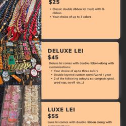 🎓 Graduation Ribbon Lei”s🎓