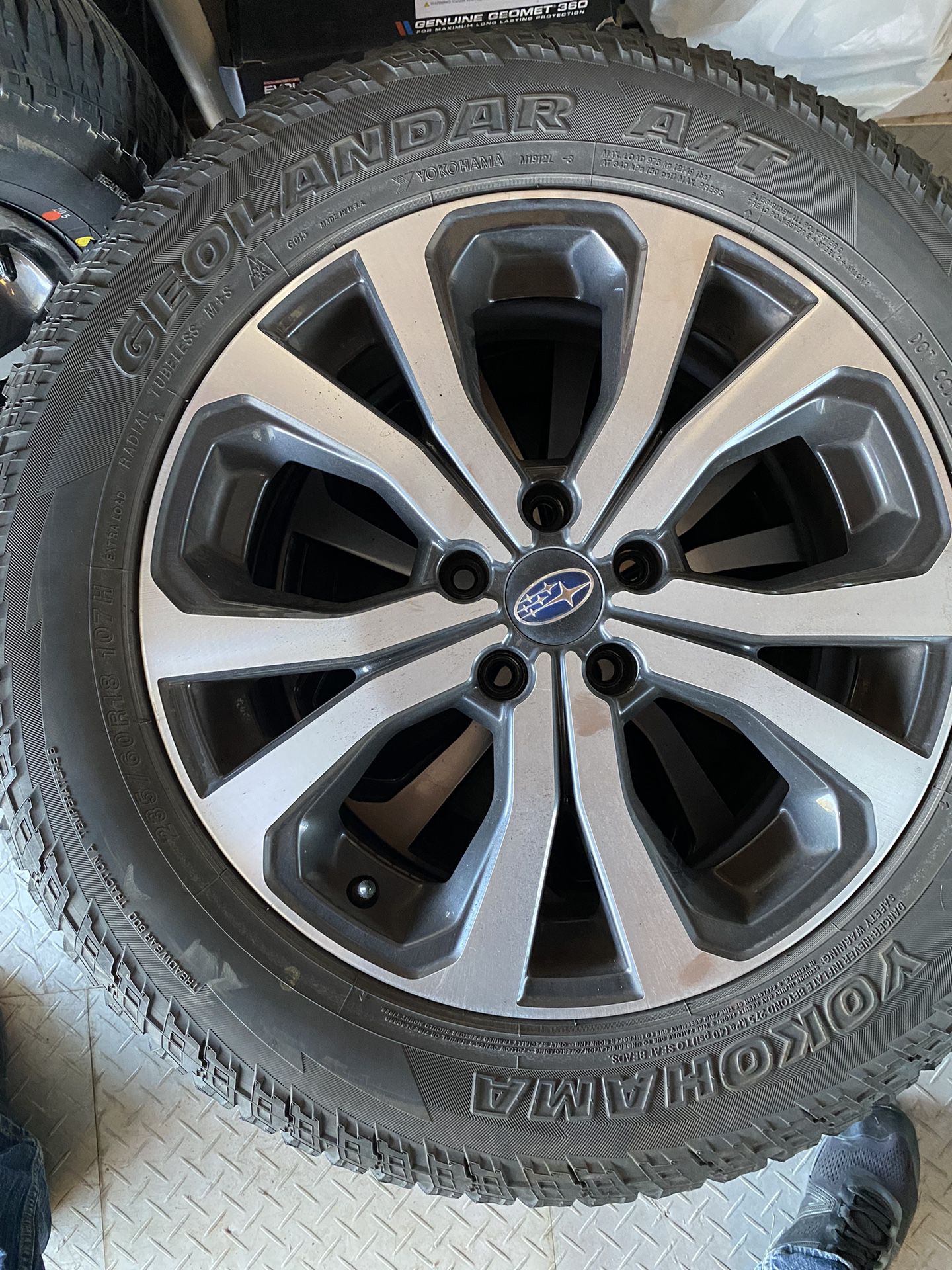 Subaru Forester Rims And  Tires Geolandar ATs