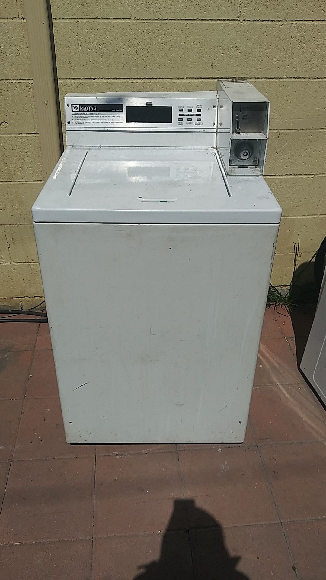 Maytag commercial coin operated washer