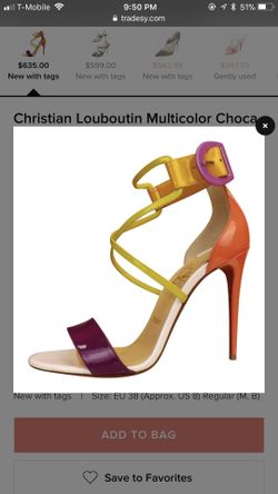 Christian louboutin multicolor choca