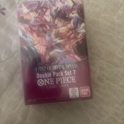 One Piece TCG Double Pack Set A Fist Of Divine Speed DP-07 Sealed Asia English