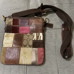 Authentic COACH Patchwork Crossbody Limited Edition bag purse VINTAGE