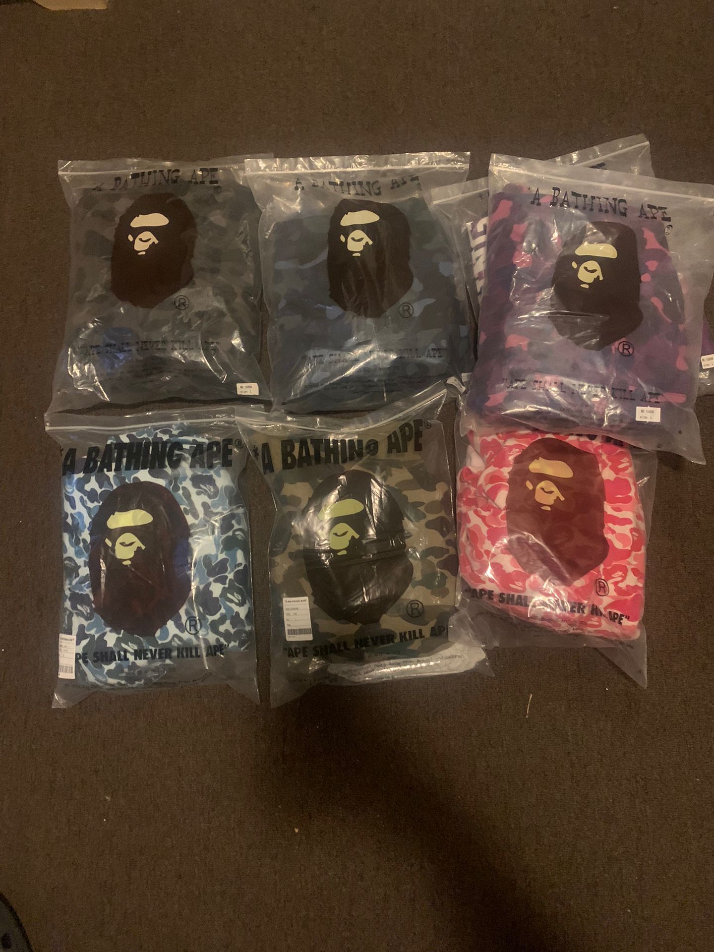 Bape Hoodies (all authenic)(throw an offer)(not free)