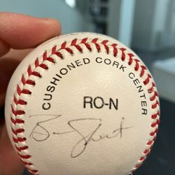 Ben sheets signed baseball