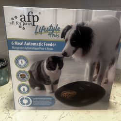 “All For Paws “ Automatic Timer Pet Feeder, New with Box
