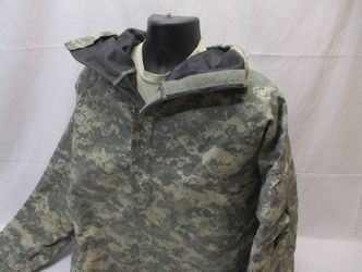 Military ACU Digital Camo Jacket with Hood