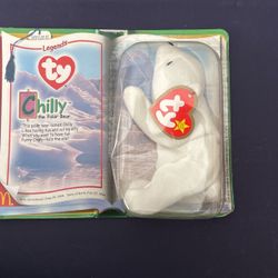 NEW! TY CHILLY The Polar Bear 1994 Mc Donalds Beanie Baby RARE RETIRED