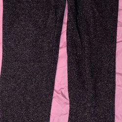 Victoria’s Secret Black Sparkly Pants Size Xs