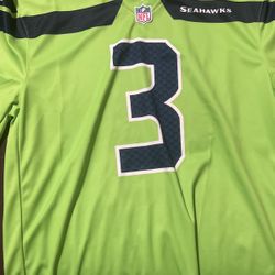 Nike Alt Green Russell Wilson Jersey Sz L