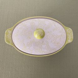 Double Stamped Blue Harbor Collection Casserole Dish with Lid