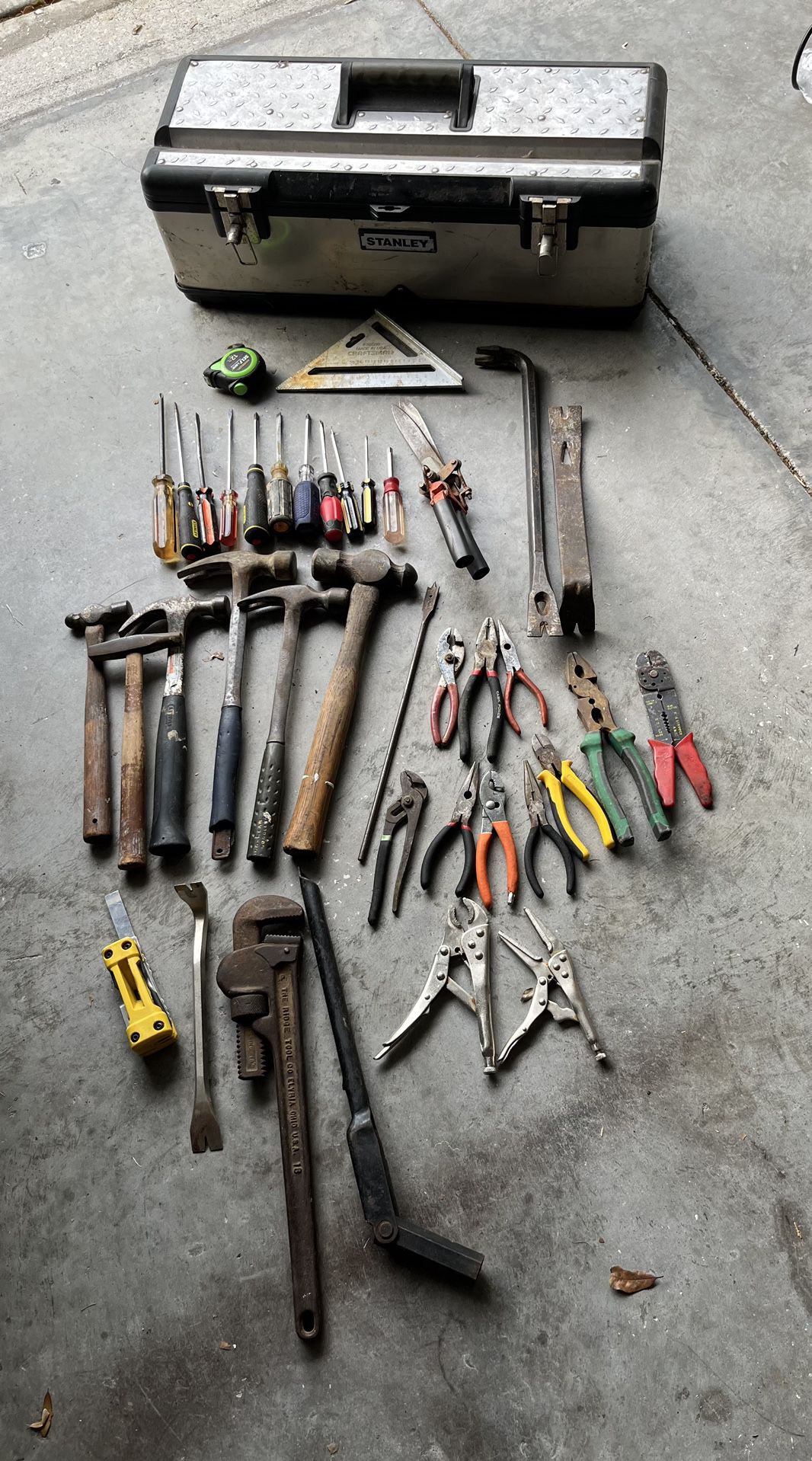 Tool box With Tools