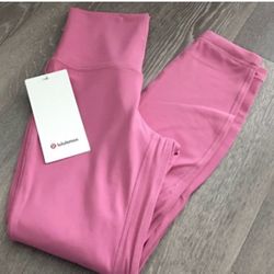 NWT 🍋 Lululemon 🍋  Align 28"  PINK BLOSSOM size 2