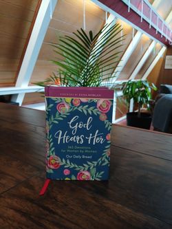 God Hears Her: 365 Devotions for Women by Women
Published by Our Daily Bread
​• Condition: Good / Used condition (cover corners show light shelf wear,