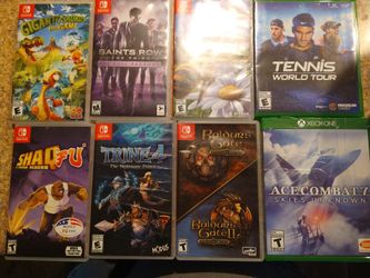 Switch And Xbox1 Games