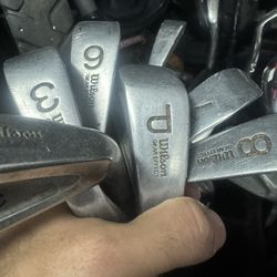 Wilson 1200 Irons And Driver 
