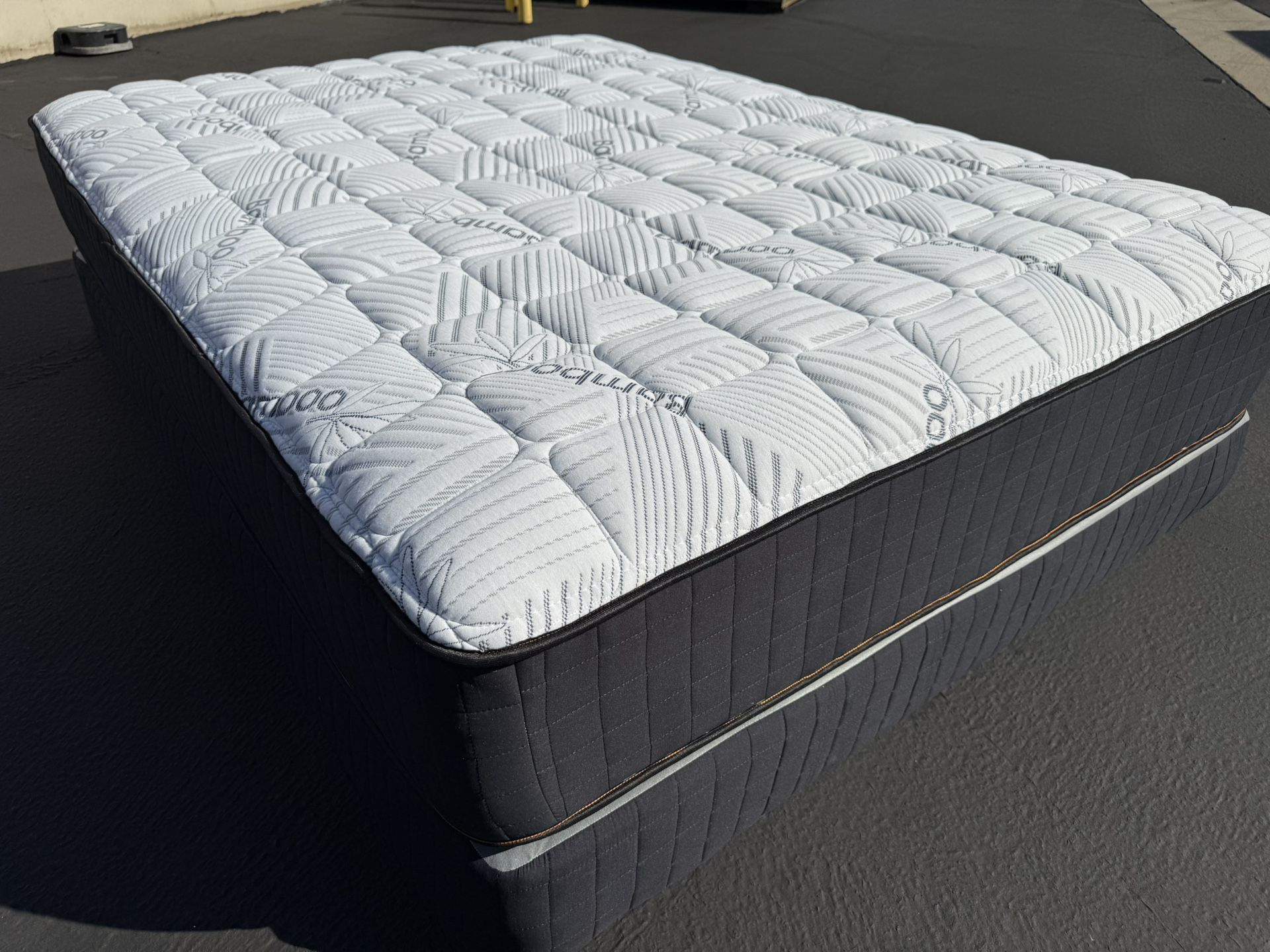 Queen Royal Bamboo Supreme Mattress And Boxspring!