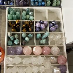 Crystals , Towers , Tumbles, Spheres