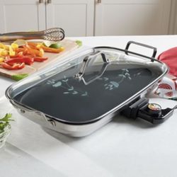 Double electric griddle 