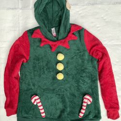 Christmas Ugly Sweater Christmas Santa Hoodie And Elf Hoodie Set