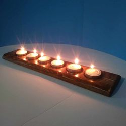 Wood Candle Holder Stand....