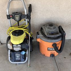 Pressure Washer And Shop Vac Combo! 