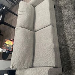 Comfortable Light Gray Sofa