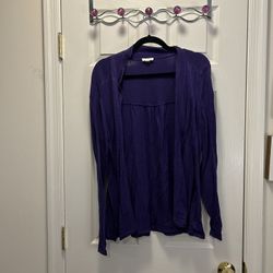 Purple Cardigan