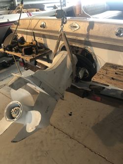 1979 OMC stringer 800 outdrive. Great shape needs new spur gear. All cables switches and anything else ya need.