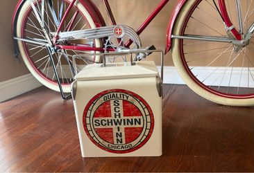 Retro White Schwinn Cooler