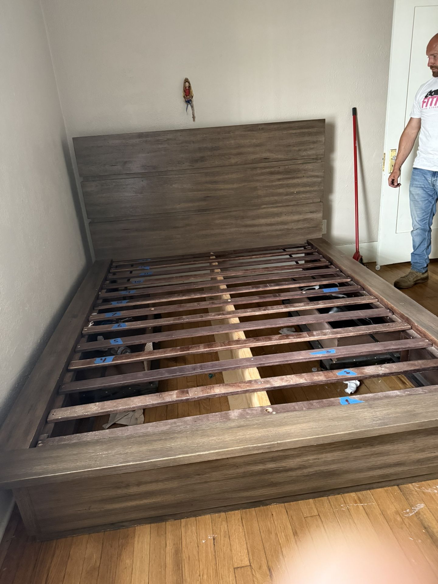 Bed Frame/ Small Dresser/ 3 Slot Dresser